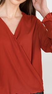 Scotch and soda wrap front blouse